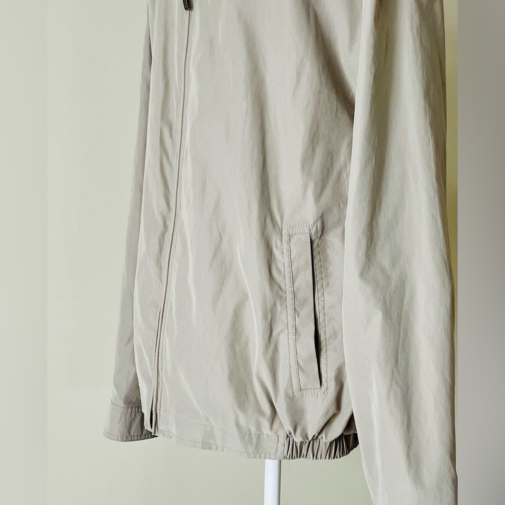 Claiborne Men’s Long Sleeve Microfiber Zip-up Lined Collared Outwear Jacket EUC - Picture 2 of 6